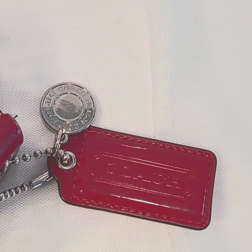 Coach Raspberry Signature Shoulder Bag - Picture 3 of 10